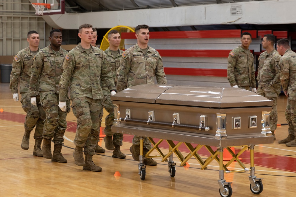 Casket Platoon Training