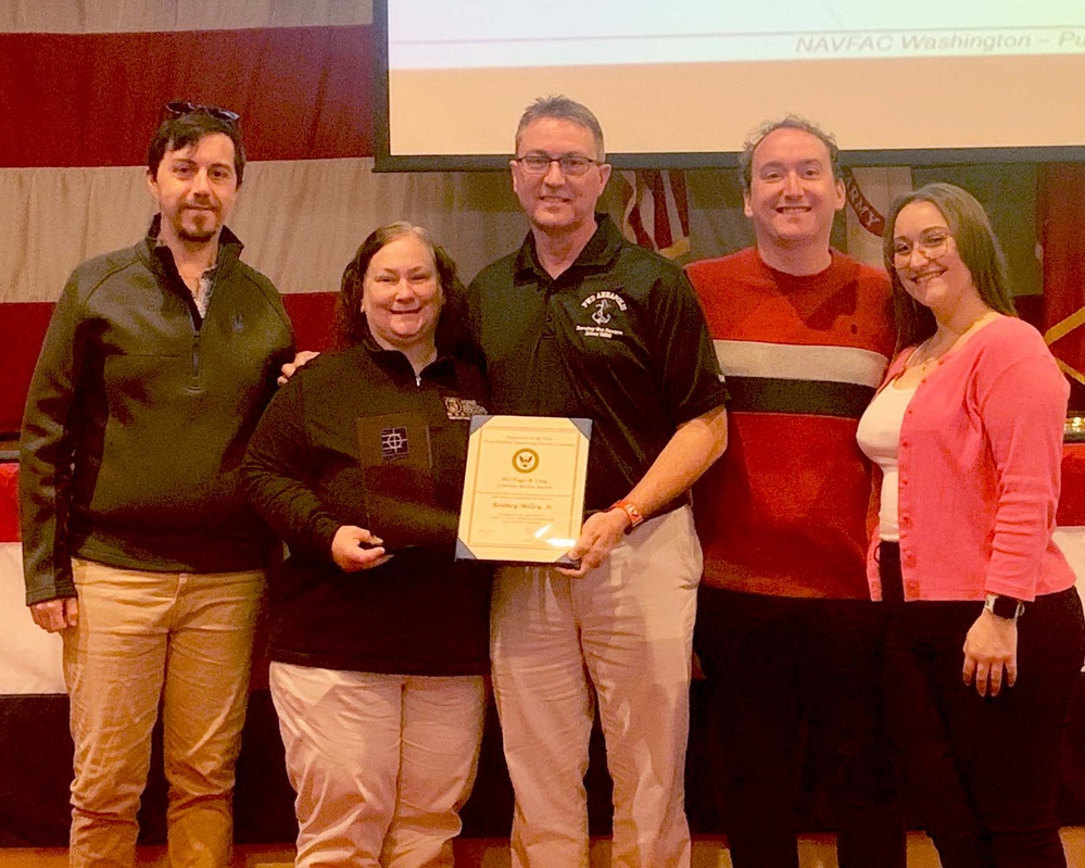NAVFAC Washington’s Rodney Milley Named 2023 Peggy B. Craig Lifetime Service Award Recipient