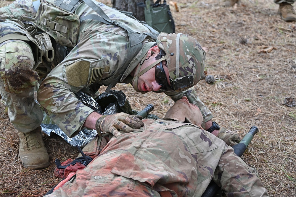 FORT DIX-RANGE 30B 1st Battalion, 114th Infantry Regiment Conducting Fire and Maneuver CRS for the Best Warrior Competition. APRIL 26, 2023