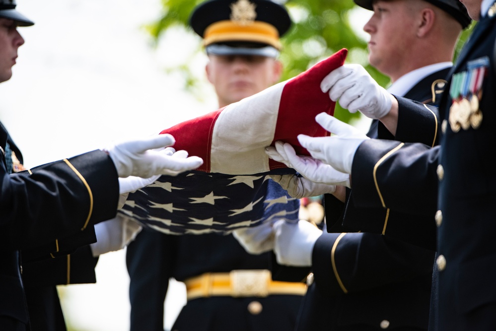 Military Funeral Honors with Funeral Escort are Conducted for Civil War Soldier U.S. Army Maj. Isaac Hart in Section 76