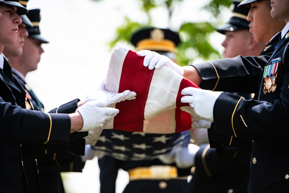 Military Funeral Honors with Funeral Escort are Conducted for Civil War Soldier U.S. Army Maj. Isaac Hart in Section 76