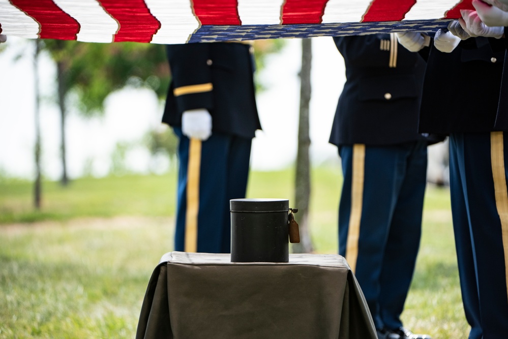 Military Funeral Honors with Funeral Escort are Conducted for Civil War Soldier U.S. Army Maj. Isaac Hart in Section 76