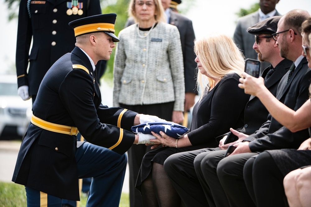 Military Funeral Honors with Funeral Escort are Conducted for Civil War Soldier U.S. Army Maj. Isaac Hart in Section 76