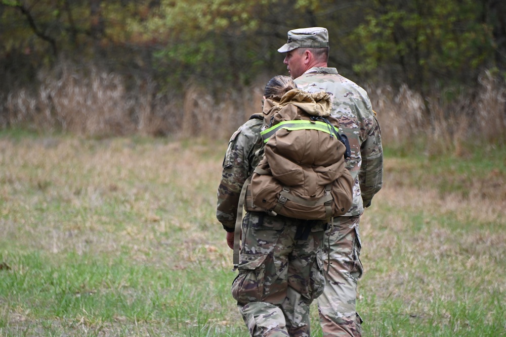 FORT DIX-RANGE ROAD 57th Troop Command Conduct Foot March. APRIL 27, 2023