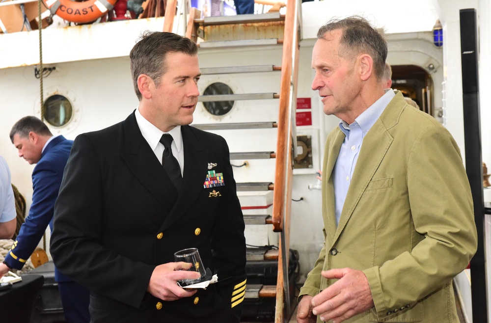 USCGC Eagle hosts reception in Ponta Delgada, Azores