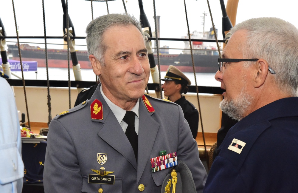 USCGC Eagle hosts reception in Ponta Delgada, Azores