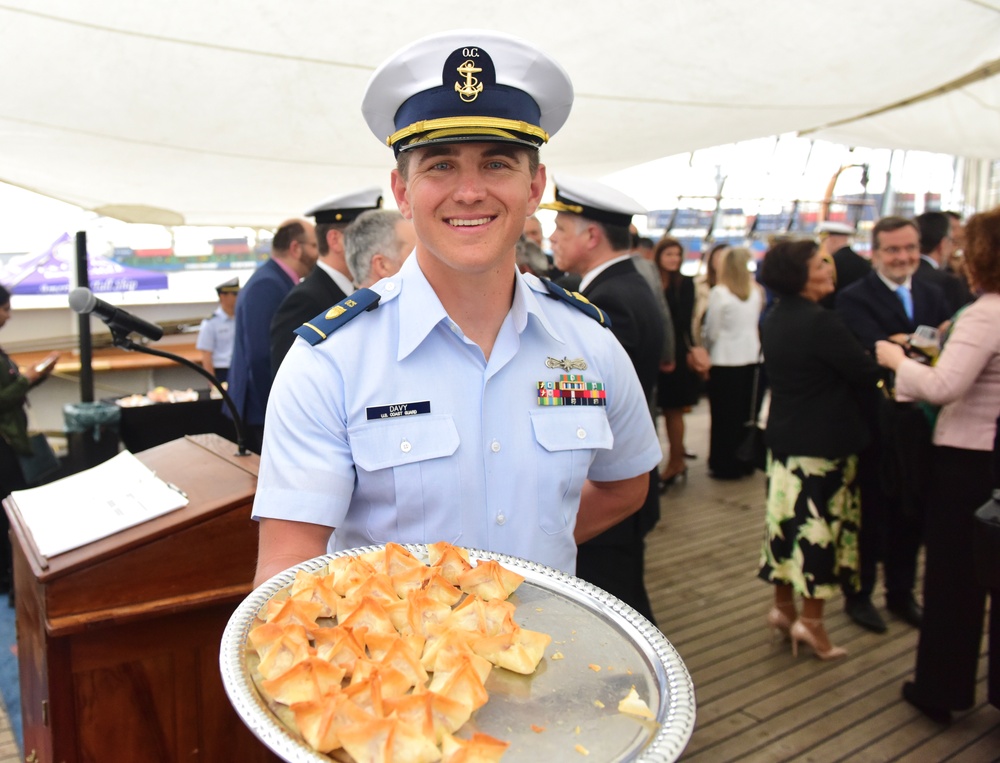 USCGC Eagle hosts reception in Ponta Delgada, Azores