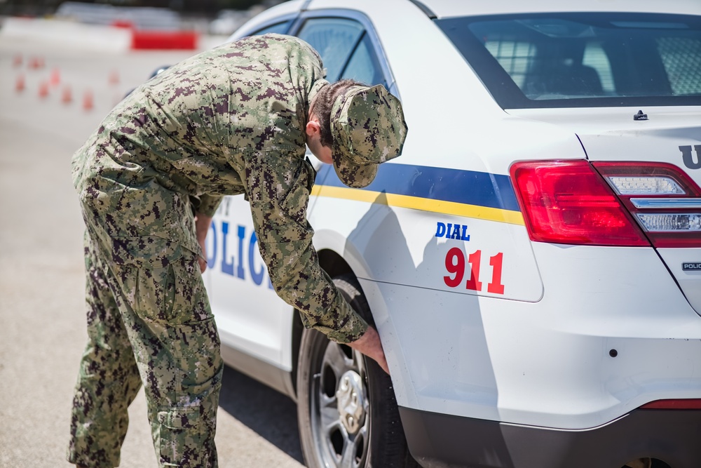 NBVC Security Forces conduct EVOC training.