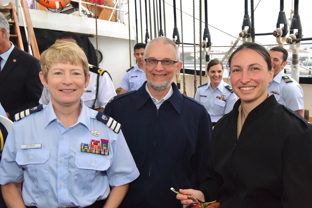 USCGC Eagle hosts reception in Ponta Delgada, Azores