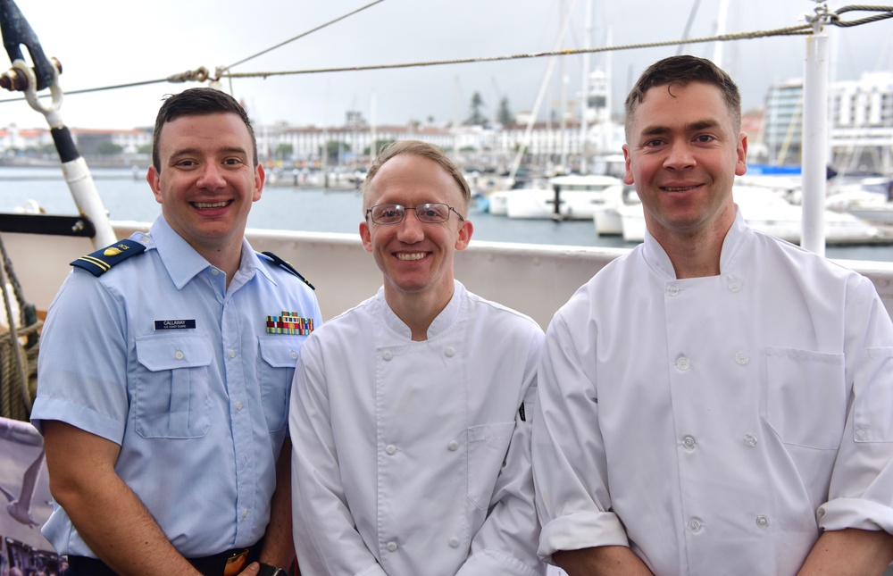 USCGC Eagle hosts reception in Ponta Delgada, Azores