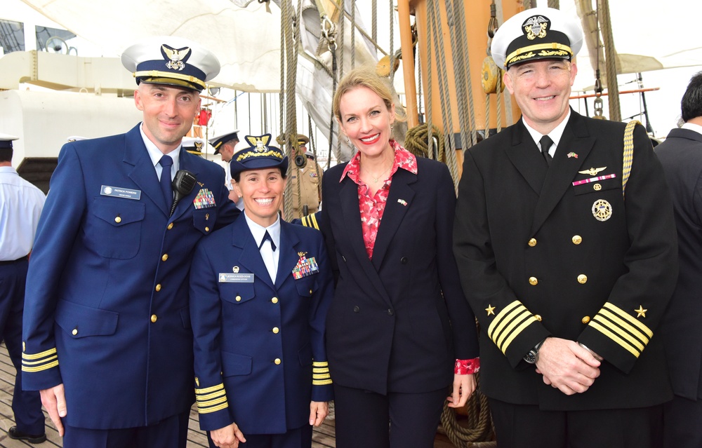 USCGC Eagle hosts reception in Ponta Delgada, Azores