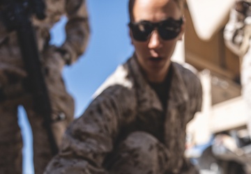 U.S. Marines with Combat Logistics Battalion 24 Conduct Convoy Operations