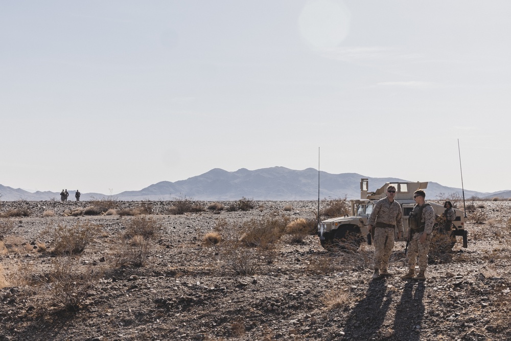 U.S. Marines with Combat Logistics Battalion 24 Conduct Convoy Operations