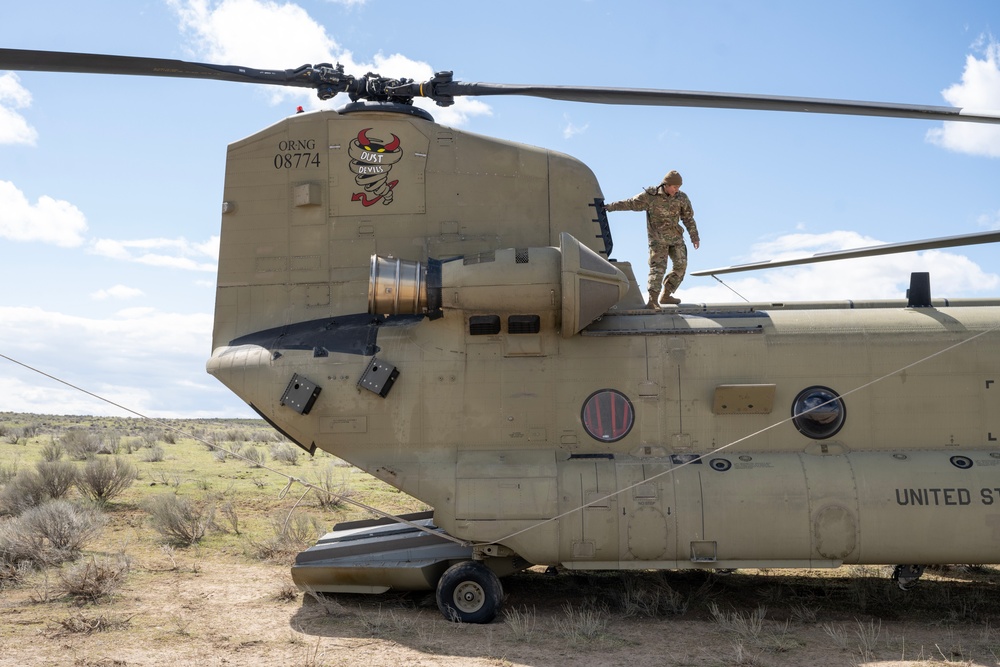 Oregon ARNG Aviation at the OCTC, Saylor Creek