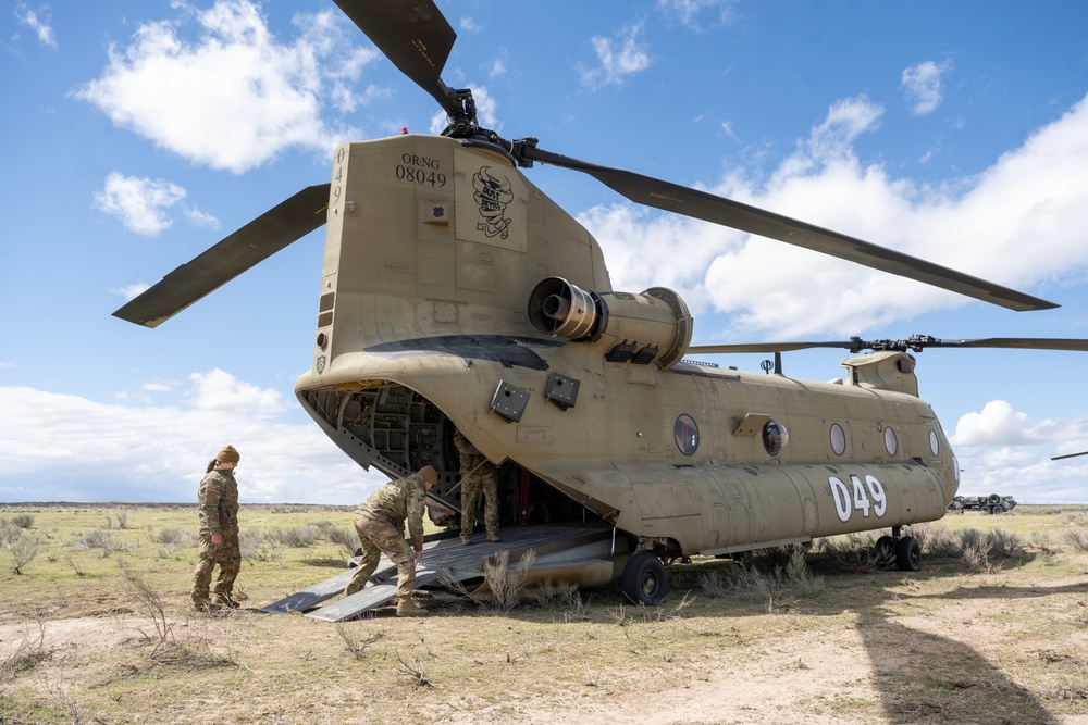 Oregon ARNG Aviation at the OCTC, Saylor Creek