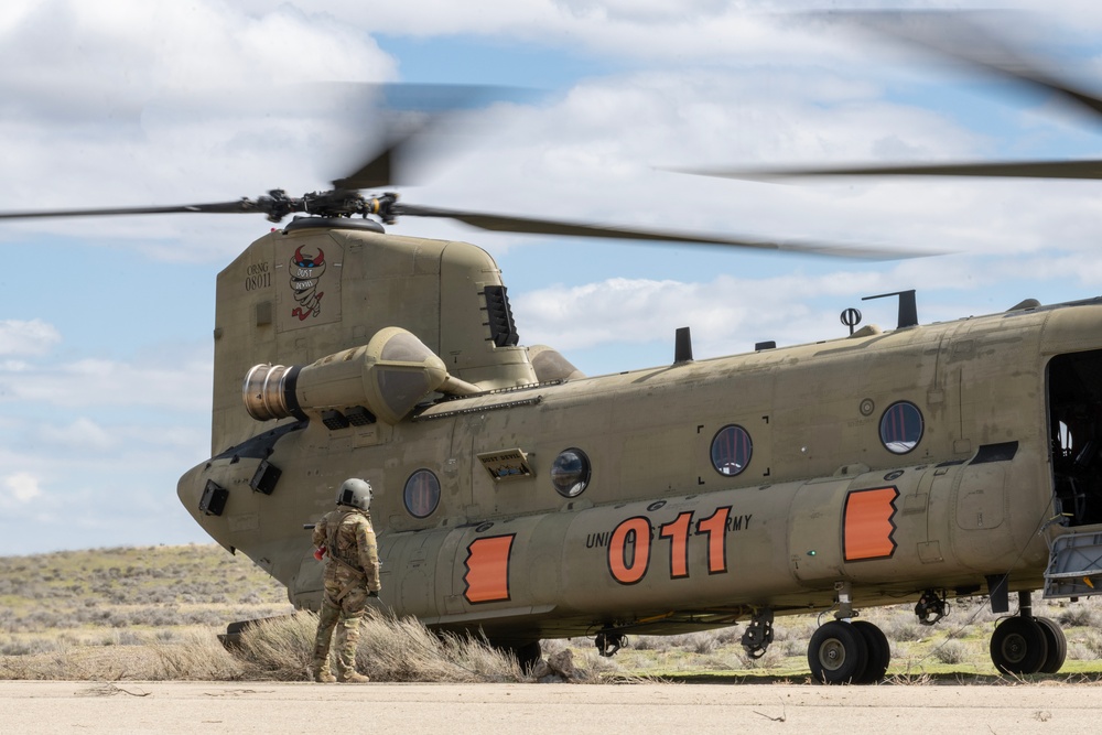 Oregon ARNG Aviation at the OCTC, Saylor Creek