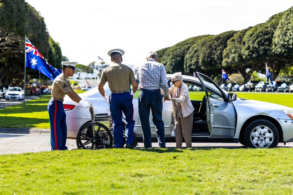 2023 Anzac Day commemorative service at the National Memorial Cemetery of the Pacific, Honolulu, Hawaii