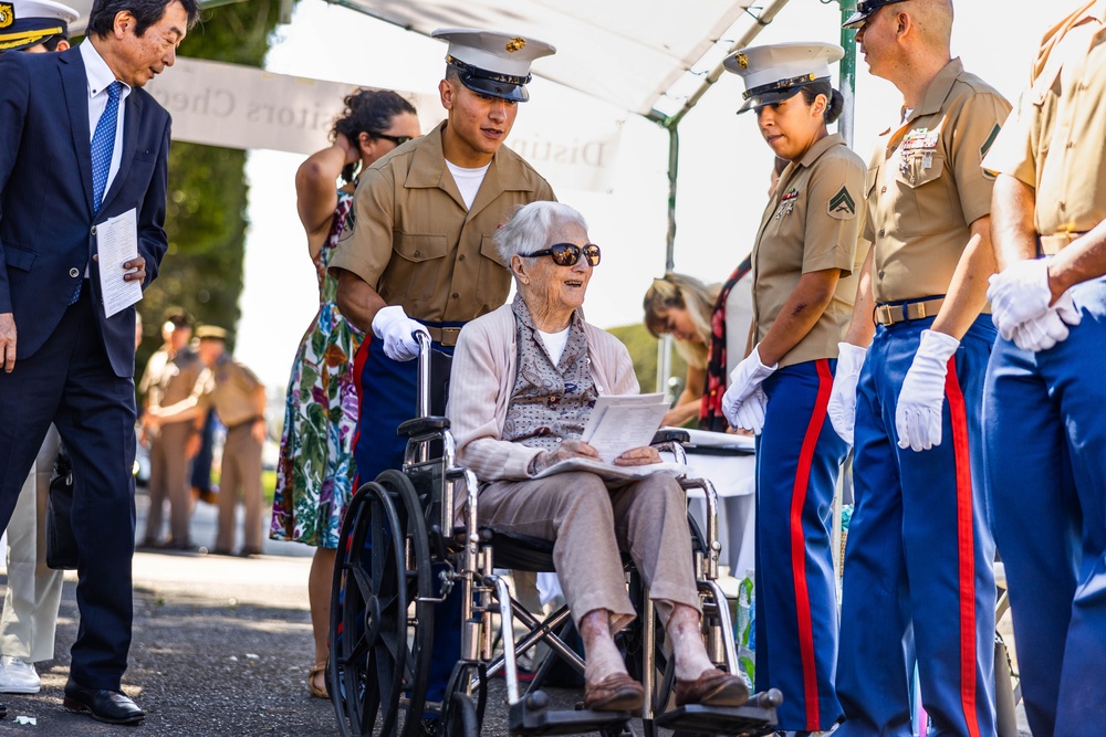 2023 Anzac Day commemorative service at the National Memorial Cemetery of the Pacific, Honolulu, Hawaii