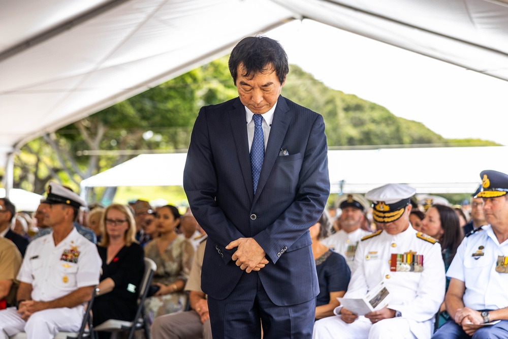 2023 Anzac Day commemorative service at the National Memorial Cemetery of the Pacific, Honolulu, Hawaii