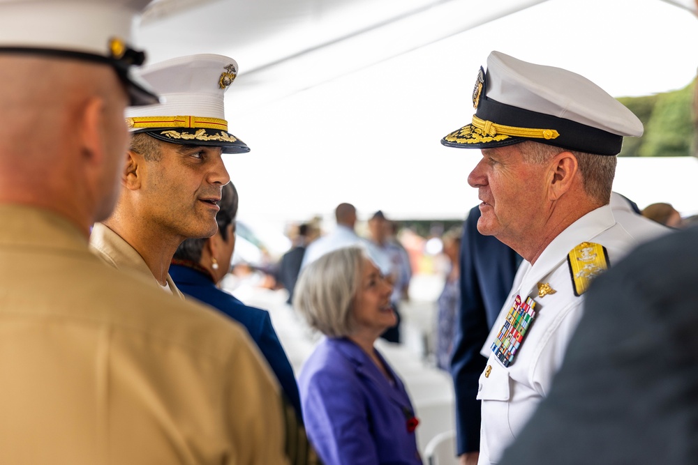 2023 Anzac Day commemorative service at the National Memorial Cemetery of the Pacific, Honolulu, Hawaii