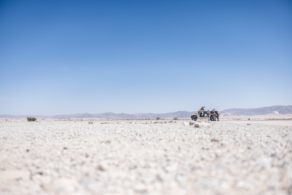 U.S. Marines with Combat Logistics Battalion 24 Conduct Helicopter Support Team Operations