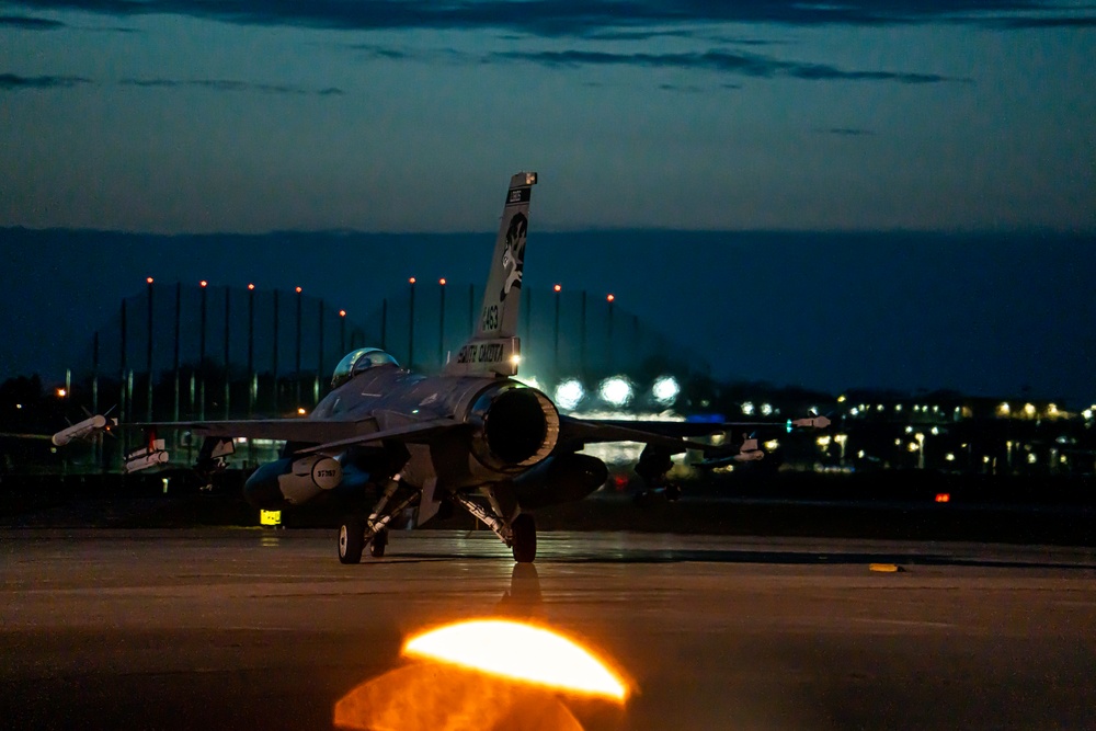 114th Fighter Wing conducts evening operations