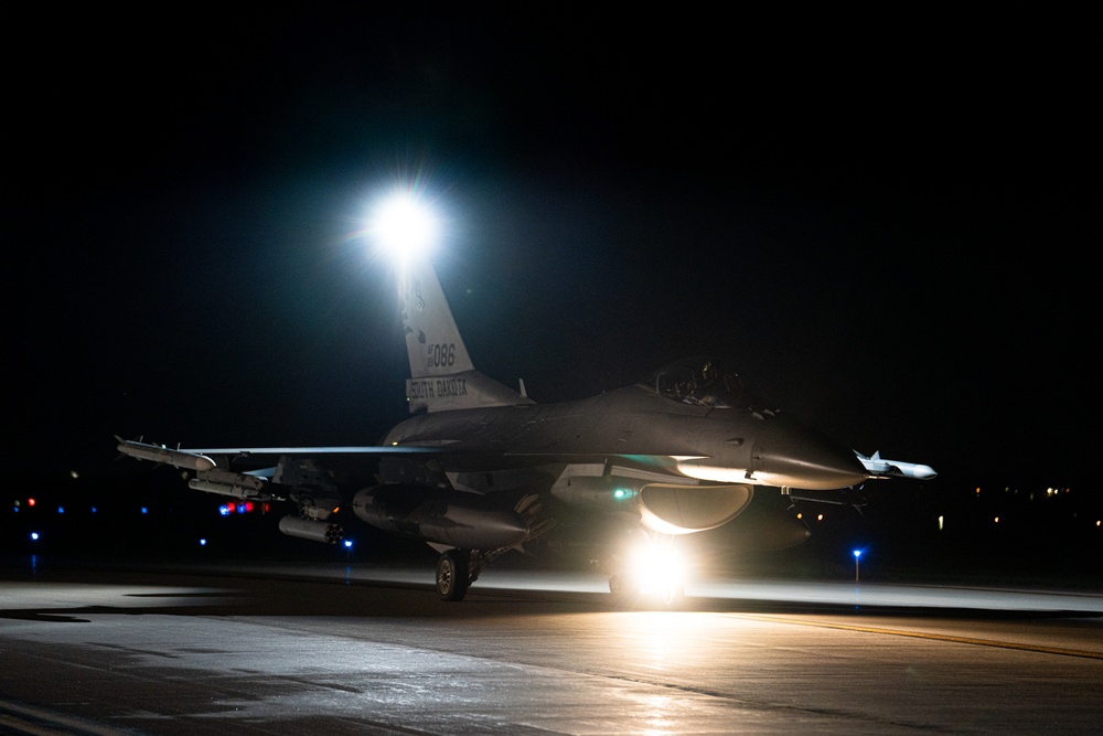 114th Fighter Wing conducts evening operations