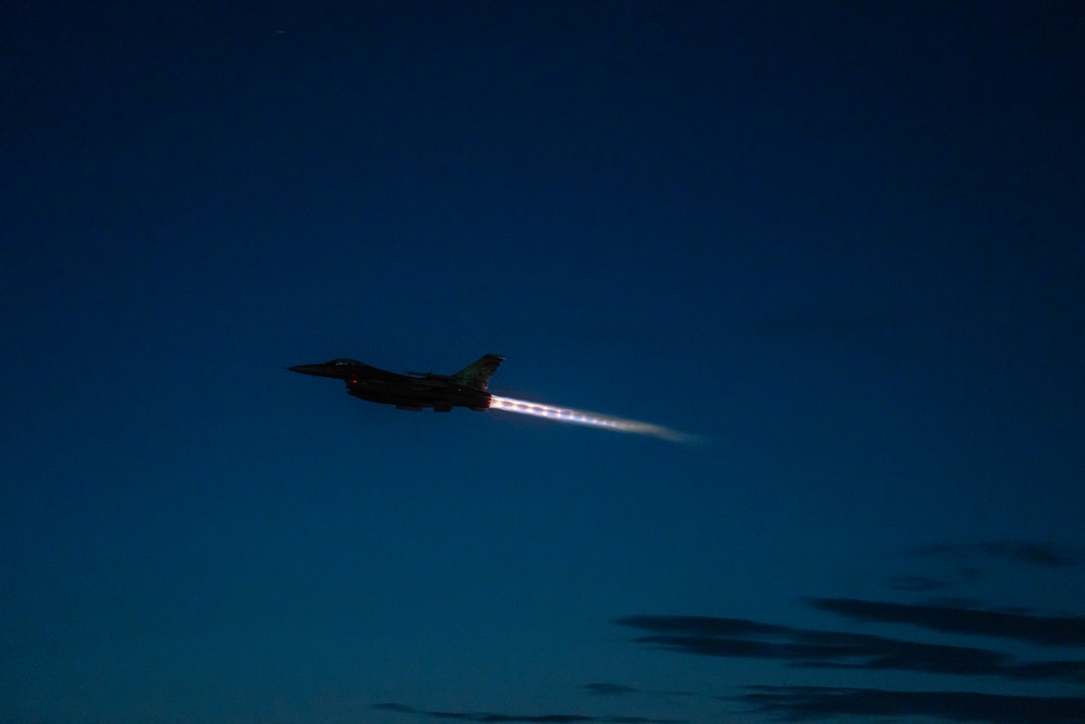 114th Fighter Wing conducts evening operations