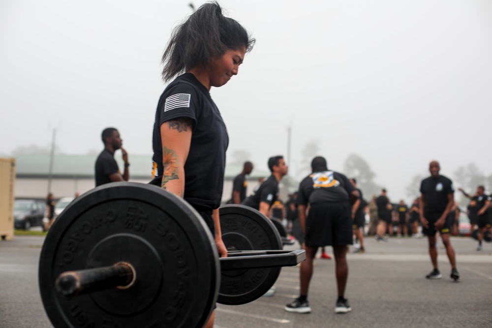 Sustainment Soldiers host squad fitness competition