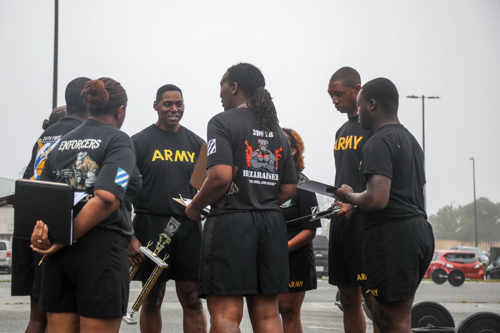 Sustainment Soldiers host squad fitness competition