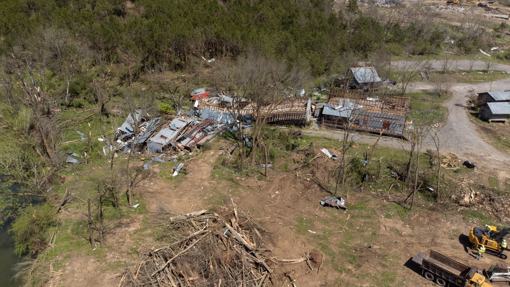 Aerial Imagery of Readyville Tornado Damage