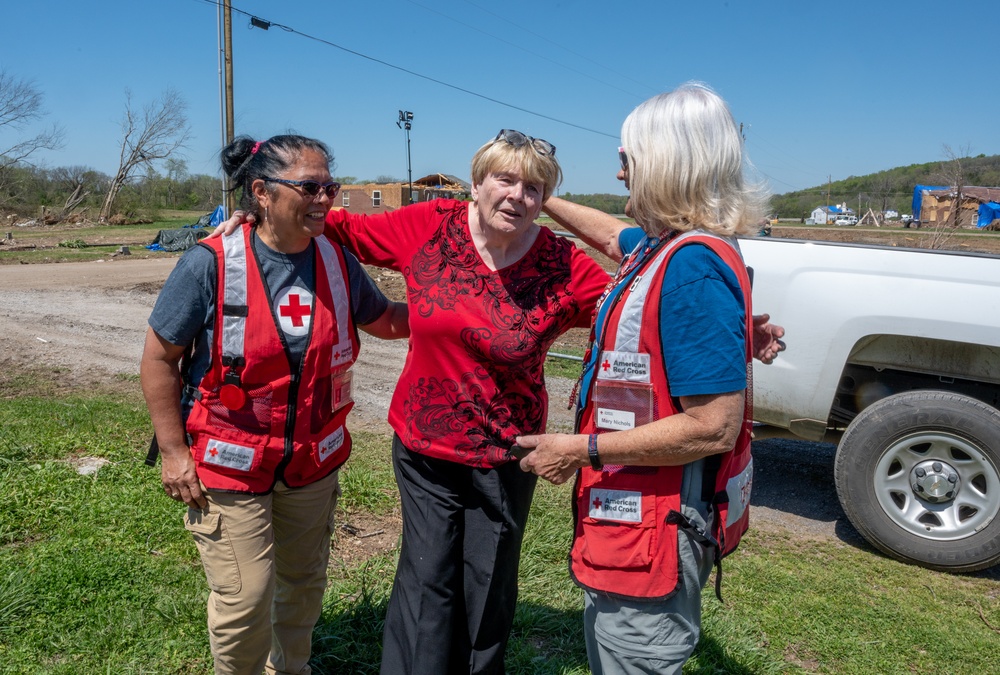 Red Cross On Site in Readyville After Tornadoes