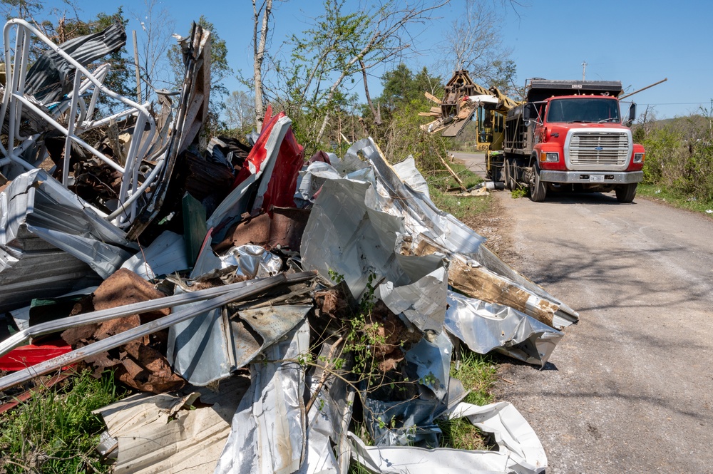 Debris Cleanup Continues in Readyville