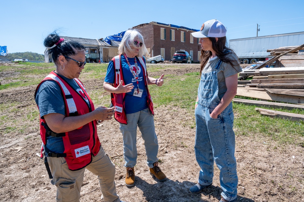 Red Cross On Site After Devastating Tornadoes