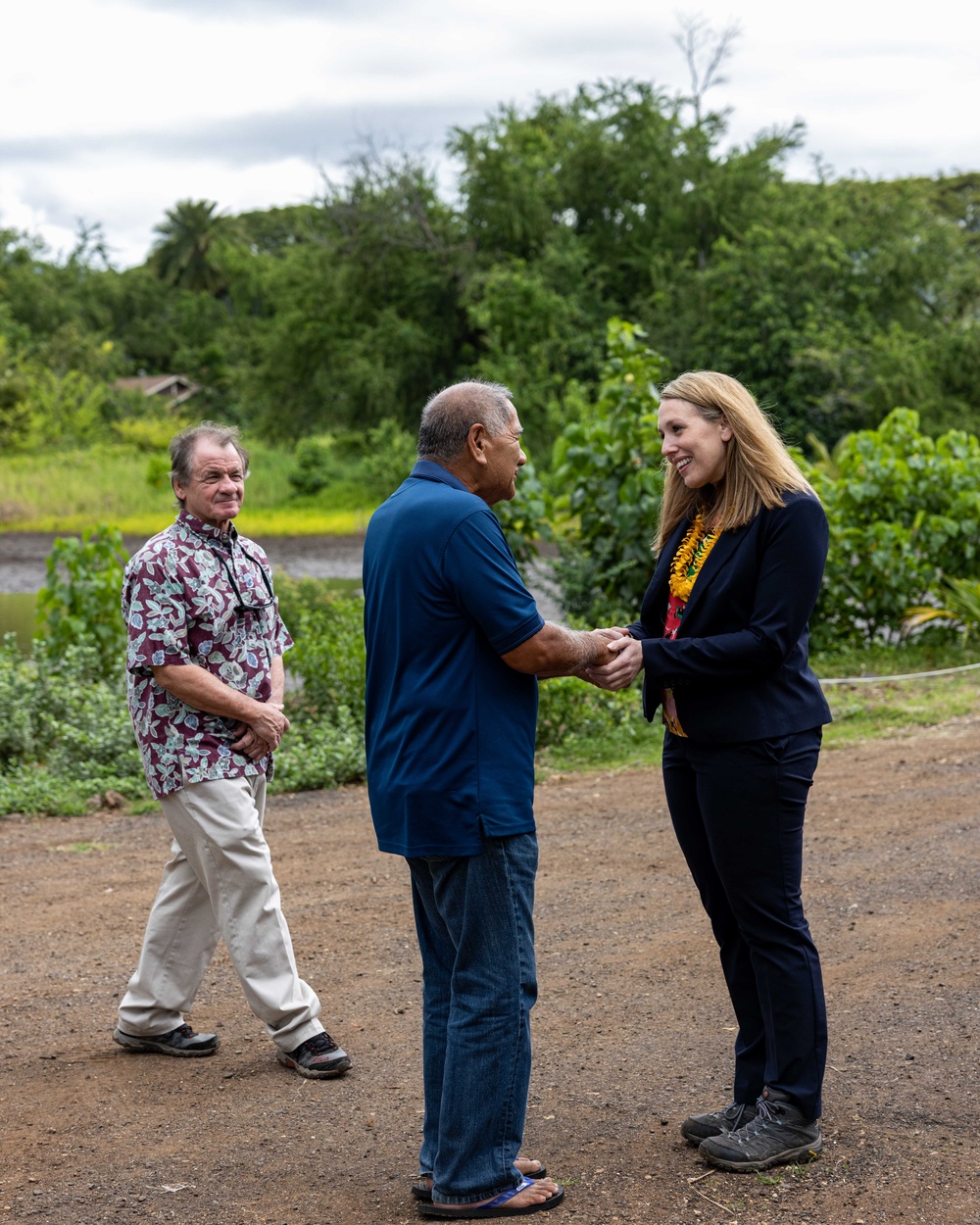 Assistant Secretary of the Navy for Energy, Installations Visits Historic Hawaiian Fishpond