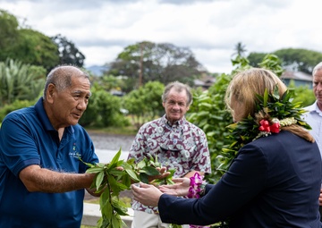 Assistant Secretary of the Navy for Energy, Installations Visits Historic Hawaiian Fishpond