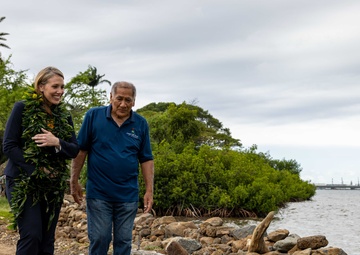 Assistant Secretary of the Navy for Energy, Installations Visits Historic Hawaiian Fishpond