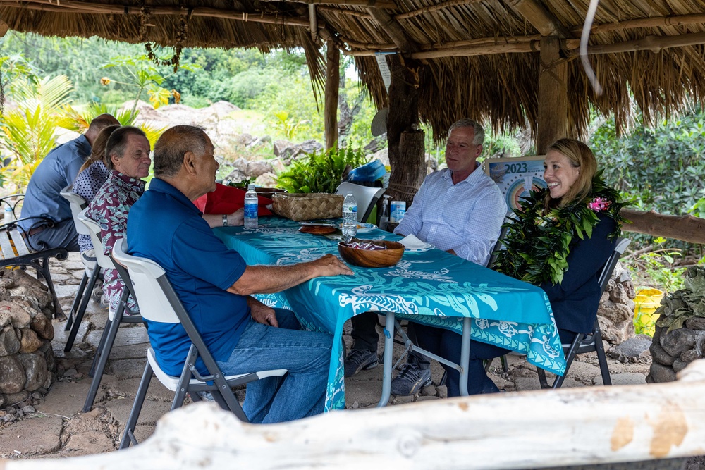Assistant Secretary of the Navy for Energy, Installations Visits Historic Hawaiian Fishpond