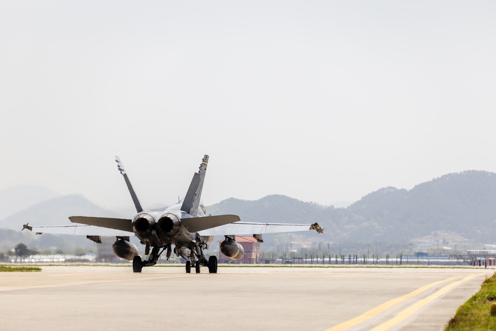 The Sky's the Limit: VMFA-242 and VMFA-115 Conduct Flight Operations in South Korea during KFT23