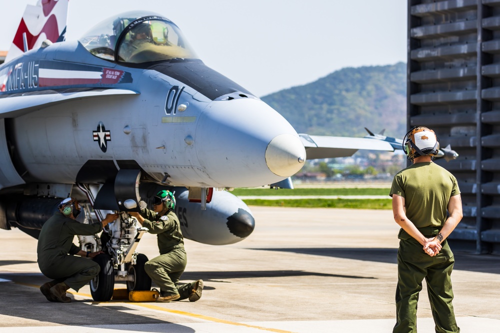 The Sky's the Limit: VMFA-242 and VMFA-115 Conduct Flight Operations in South Korea during KFT23