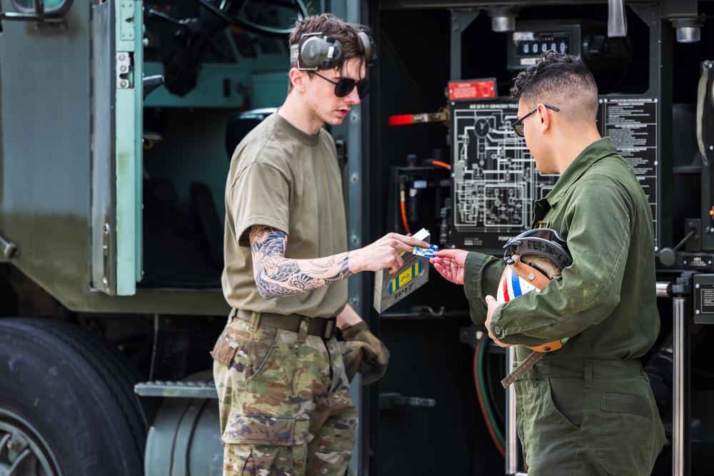 The Sky's the Limit: VMFA-242 and VMFA-115 Conduct Flight Operations in South Korea during KFT23