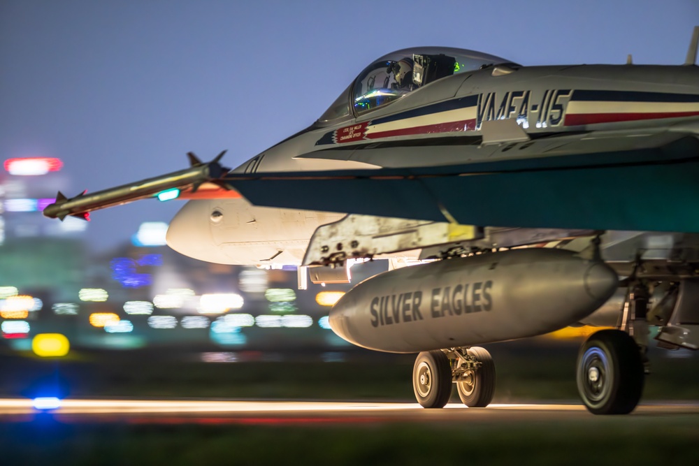 The Sky's the Limit: VMFA-242 and VMFA-115 Conduct Flight Operations in South Korea during KFT23