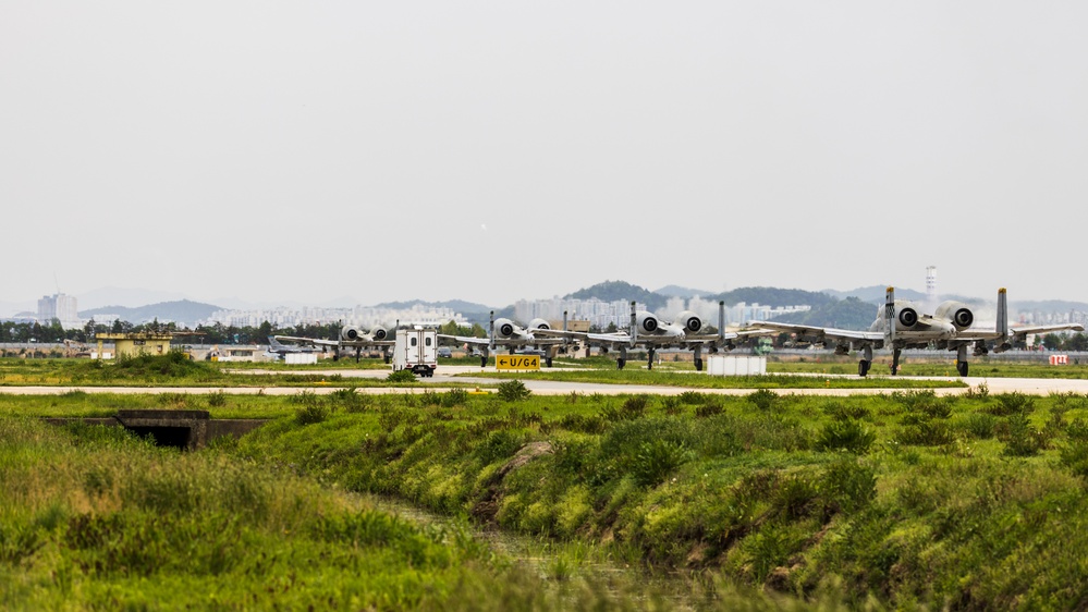 The Sky's the Limit: USAF 25th Fighter Squadron conducts flight operations in South Korea for KFT23