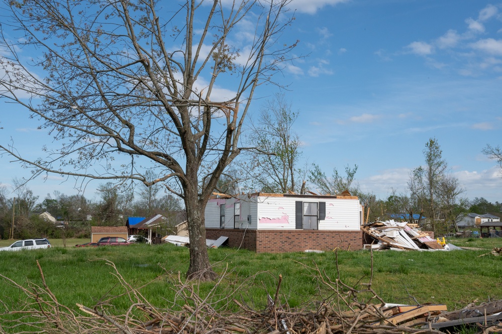 Tornado Damage in Covington, TN