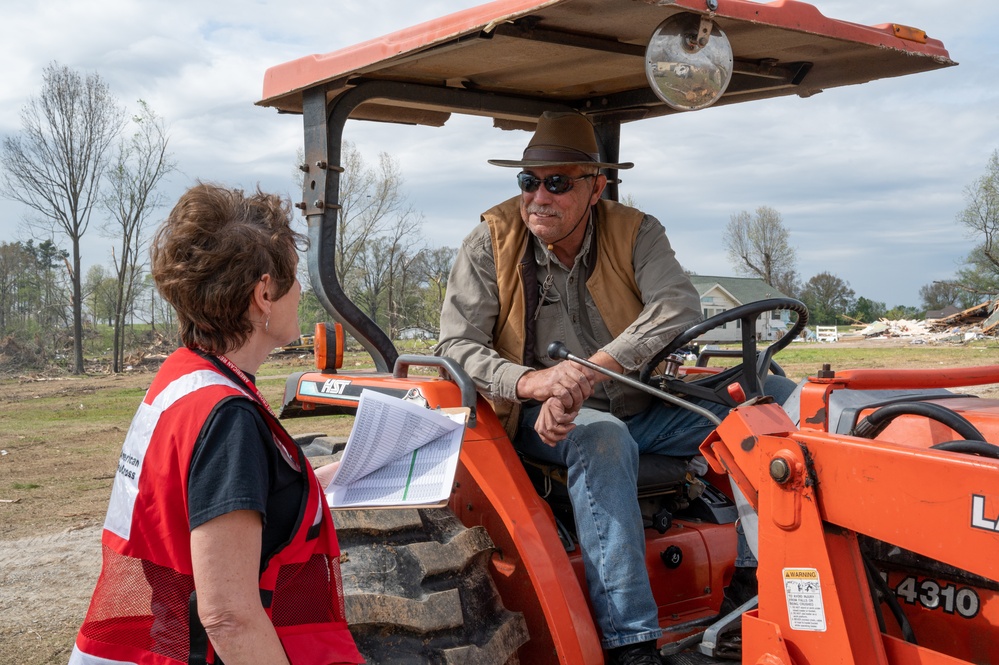 Red Cross On Site for Tornado Survivors