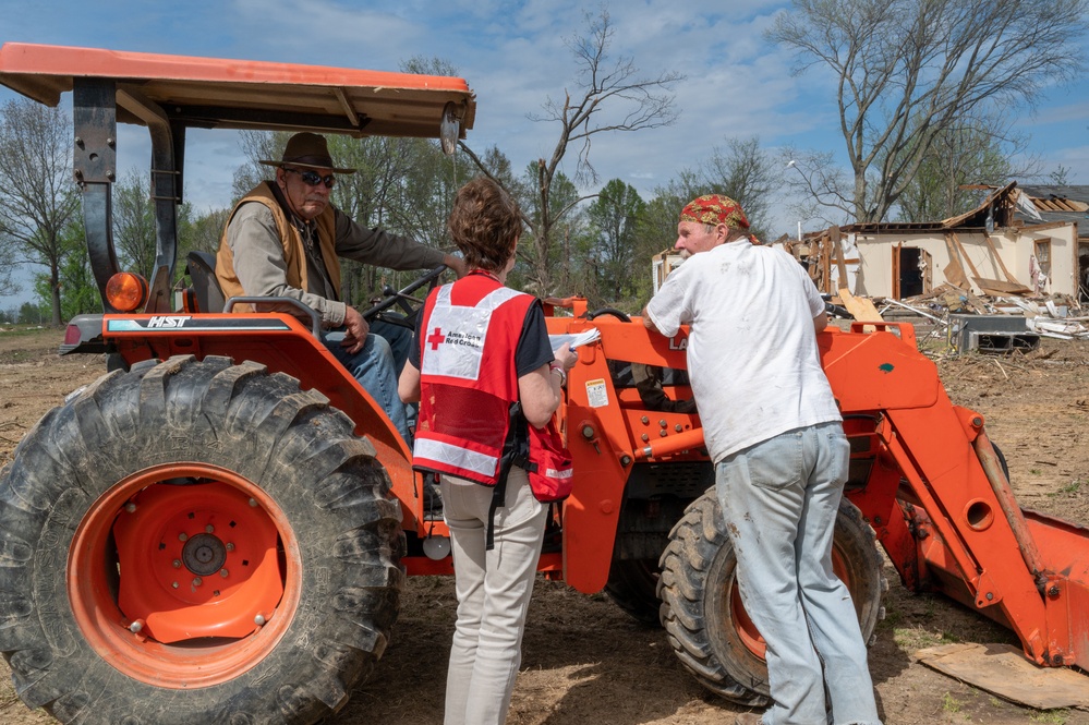 Red Cross on Site for Tornado Survivors