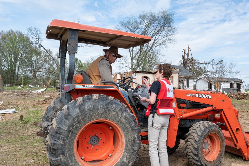 Red Cross on Site for Tornado Survivors