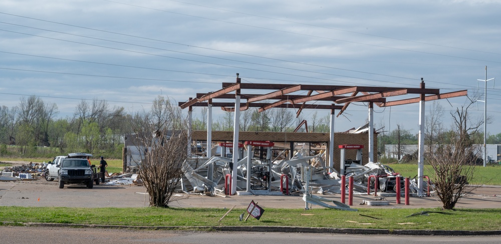 Tornado Damage in Covington, TN