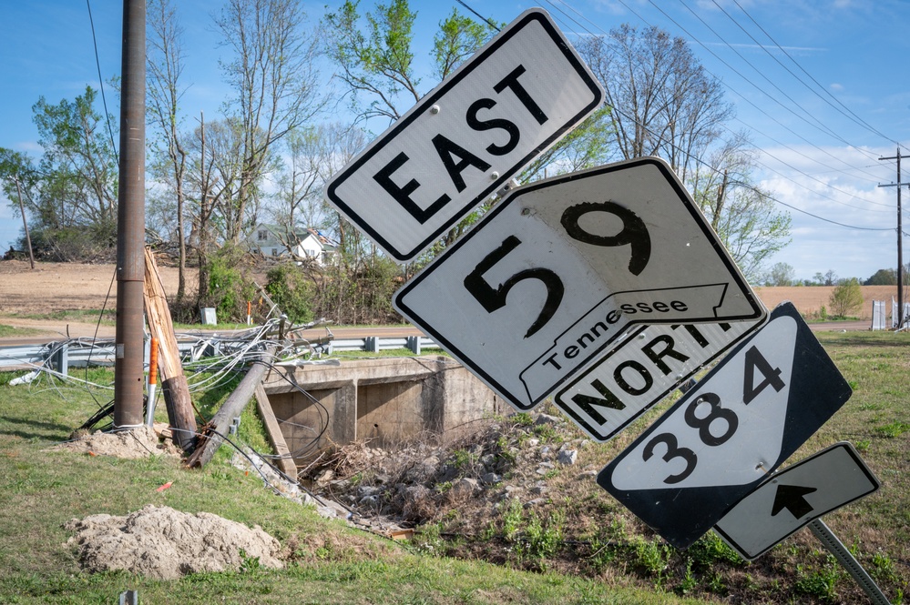 Tornado Damage in Covington, TN