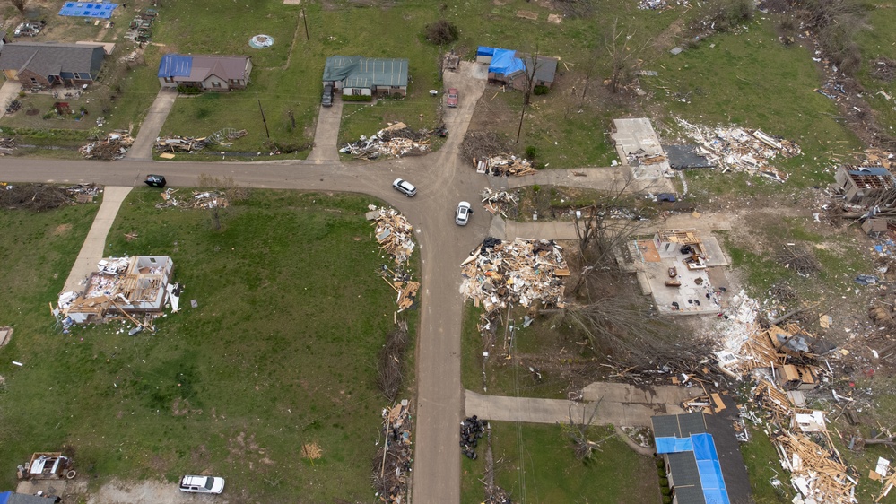 Aerial Image of Tornado Damage